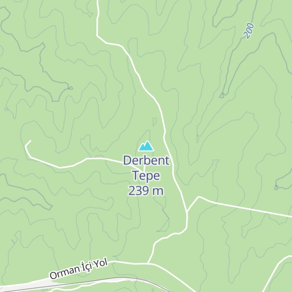 Map of Derbent Tepe