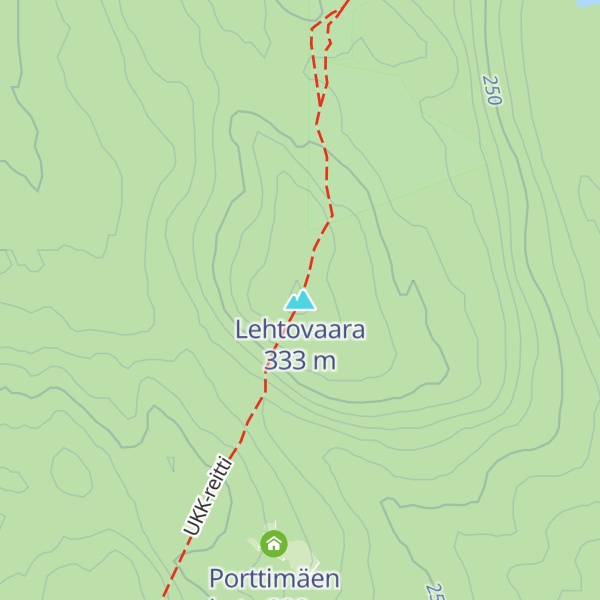 Map of Lehtovaara