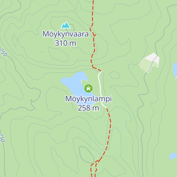 Map of Möykynlampi