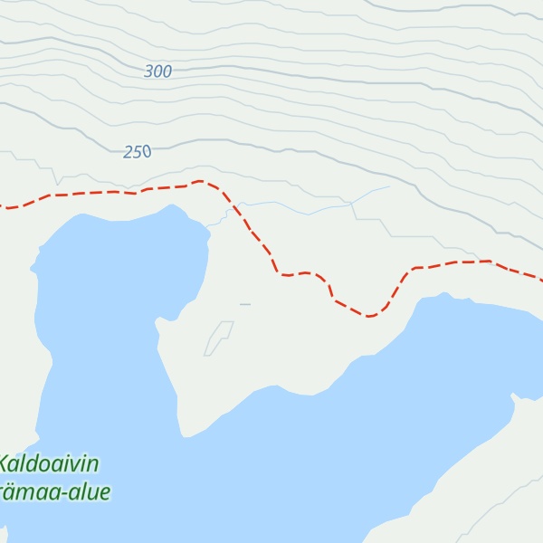 Map of Čuomasjávri, autiotupa