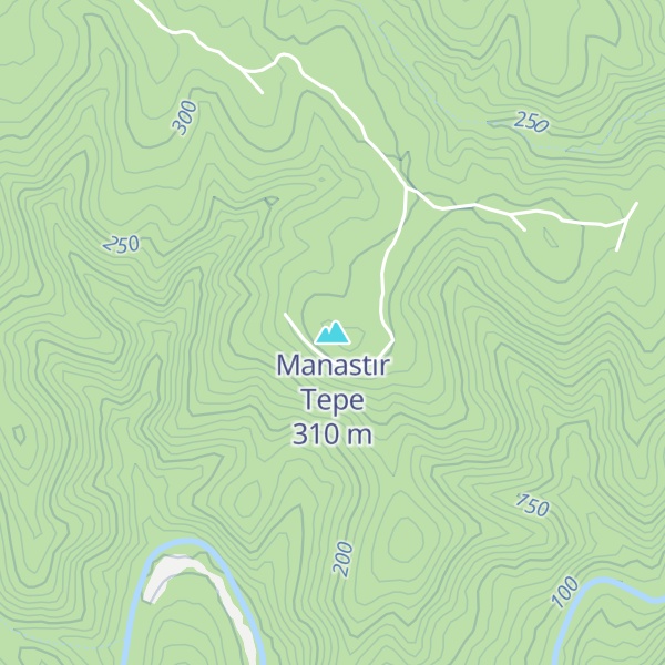 Map of Manastır Tepe