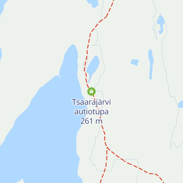 Map of Tsaarajärvi autiotupa