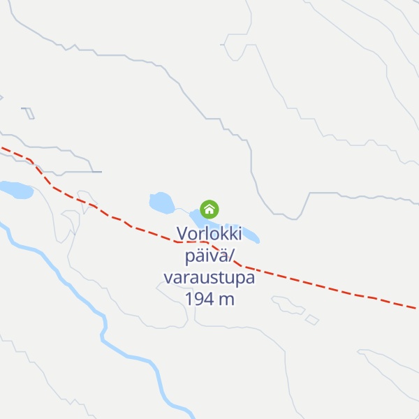 Map of Vorlokki päivä/varaustupa