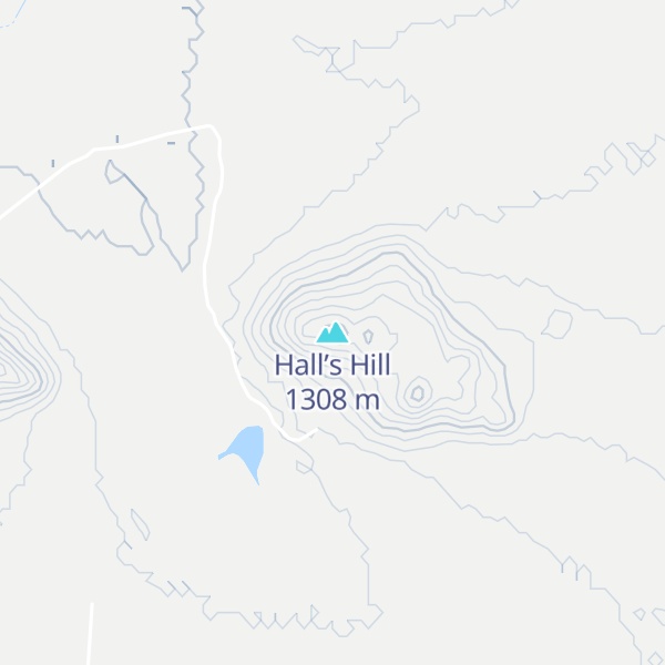 Map of Hall’s Hill