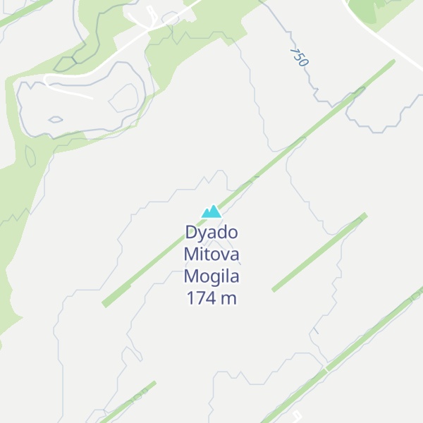 Map of Dyado Mitova Mogila