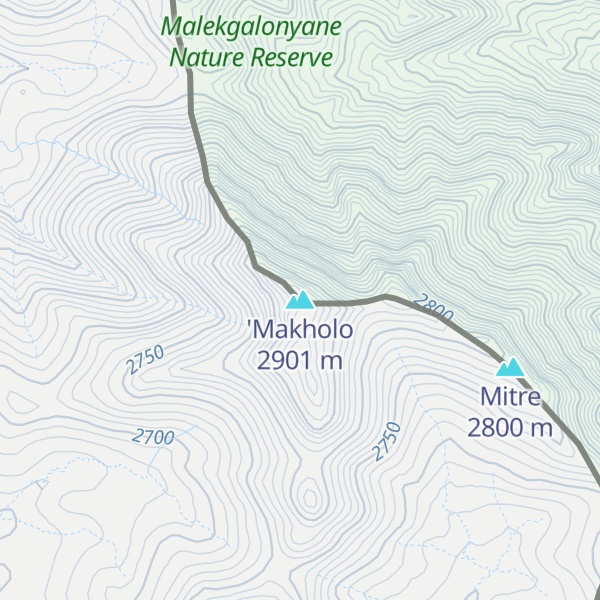Map of 'Makholo