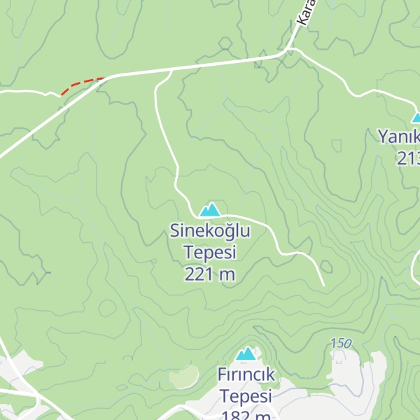 Map of Sinekoğlu Tepesi