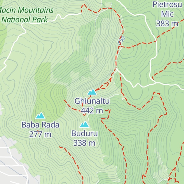 Map of Ghiunaltu