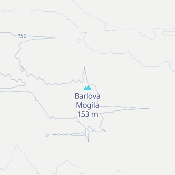Map of Barlova Mogila