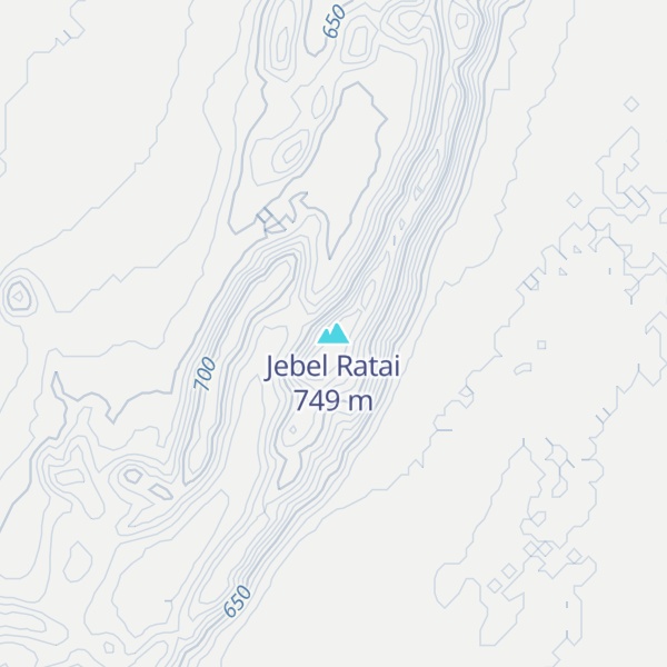 Map of Jebel Ratai