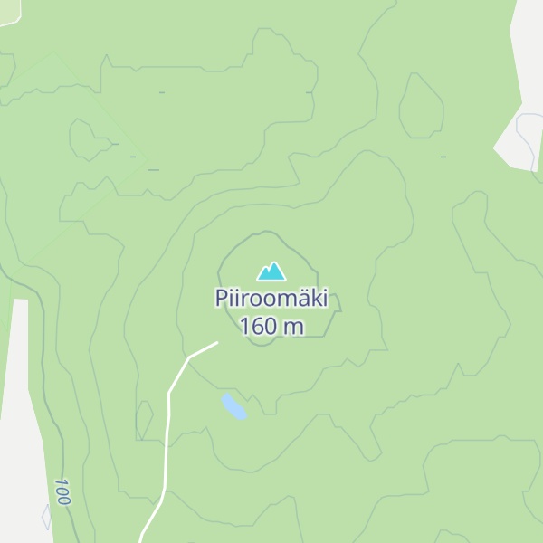 Map of Piiroomäki