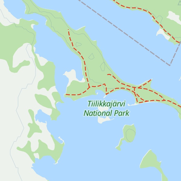 Map of Koseva autiotupa