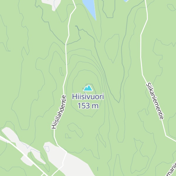 Map of Hiisivuori