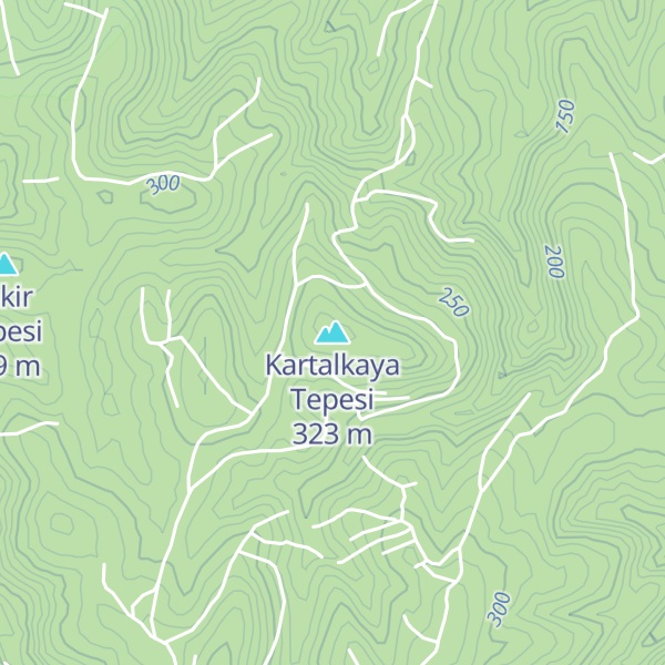Map of Kartalkaya Tepesi