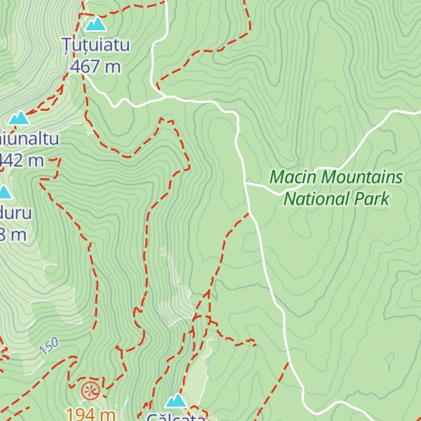 Map of Tăpșanu