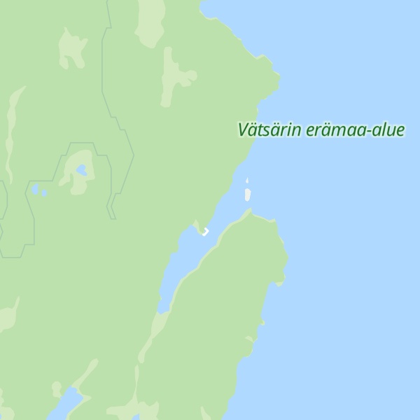Map of Pisteri autiotupa