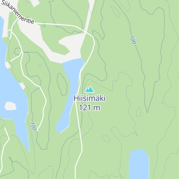 Map of Hiisimäki