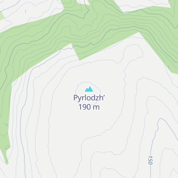 Map of Pyrlodzh’