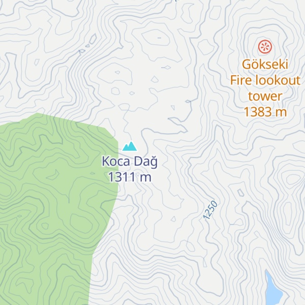 Map of Kepez Dağı