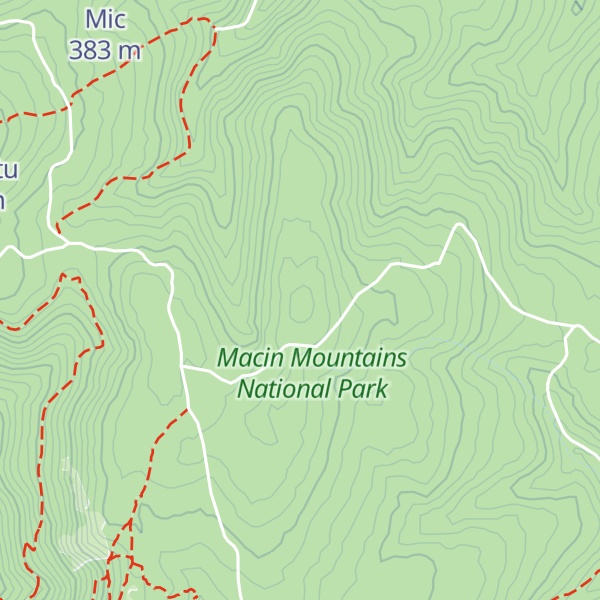 Map of Piscu Înalt