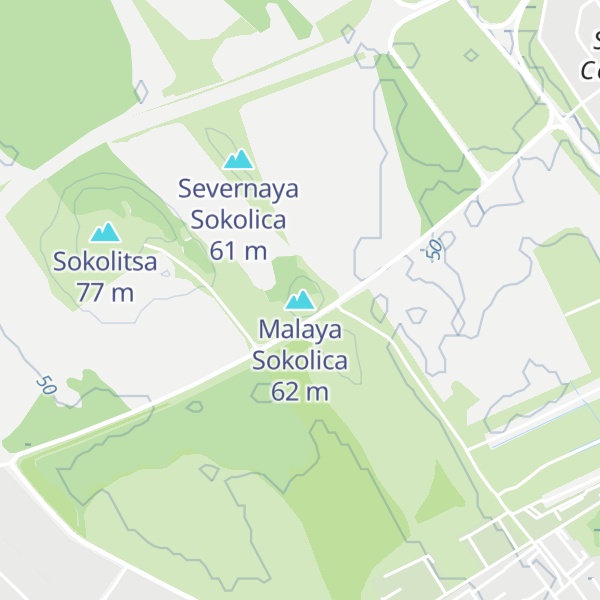 Map of Malaya Sokolica