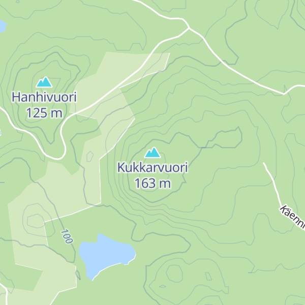 Map of Kukkarvuori