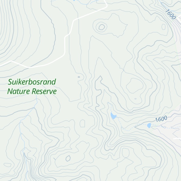 Map of Hartbees Hut