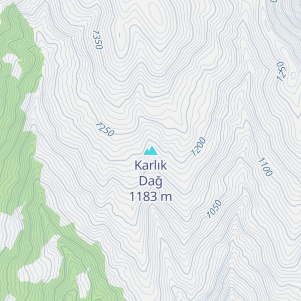 Map of Karlık Dağ