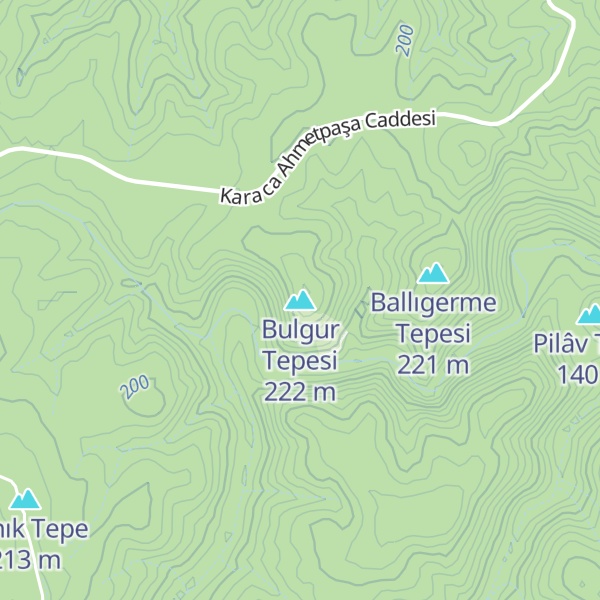 Map of Bulgur Tepesi