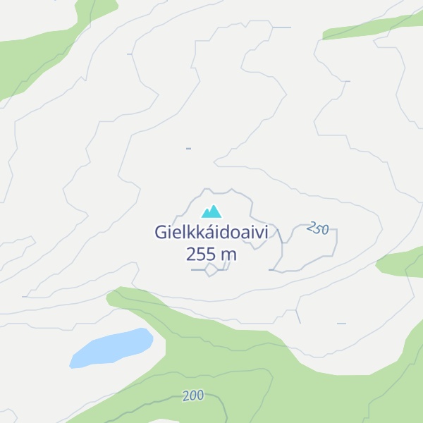 Map of Gielkkáidoaivi
