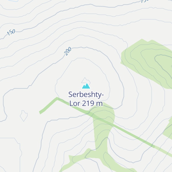 Map of Serbeshty-Lor