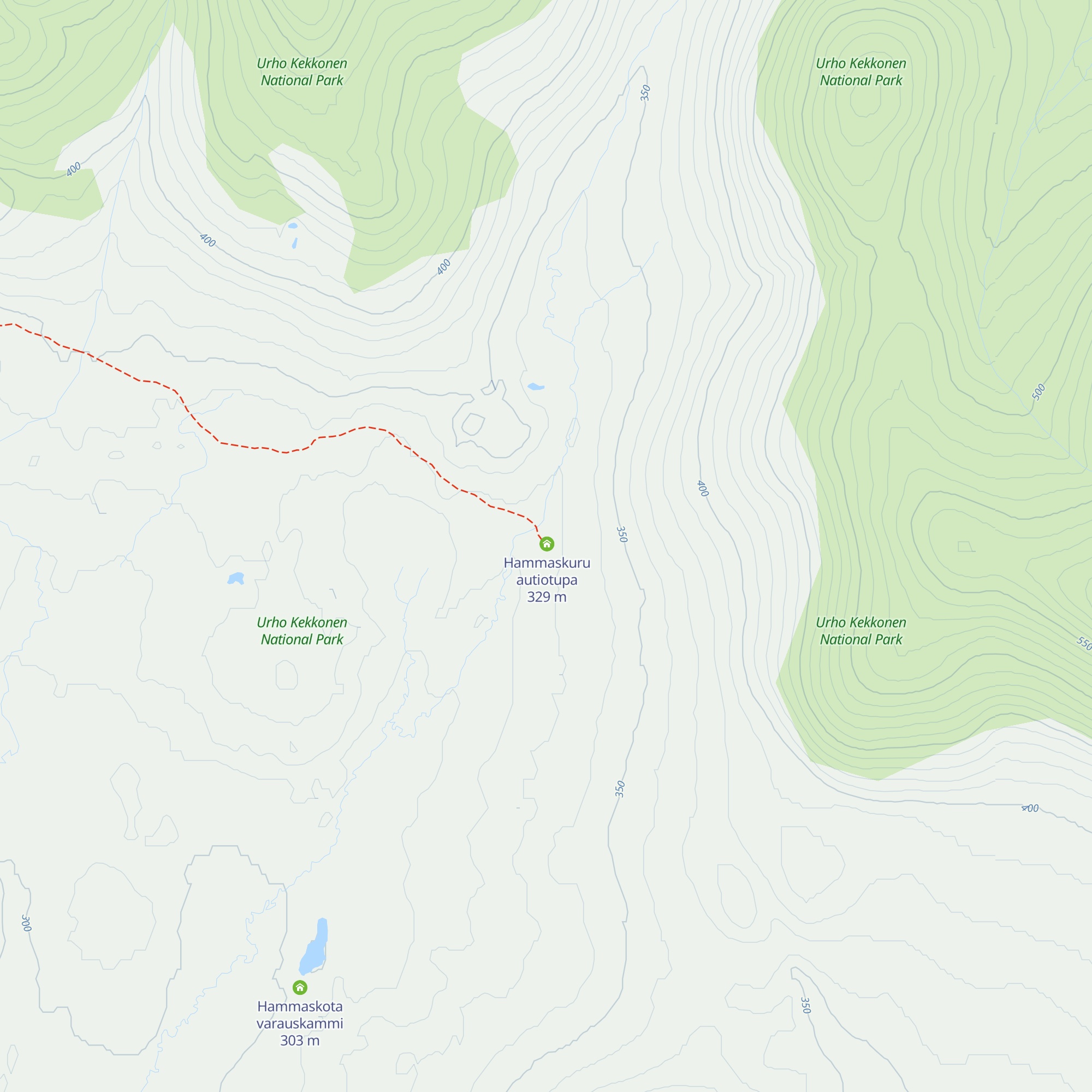 Hammaskuru varaustupa map