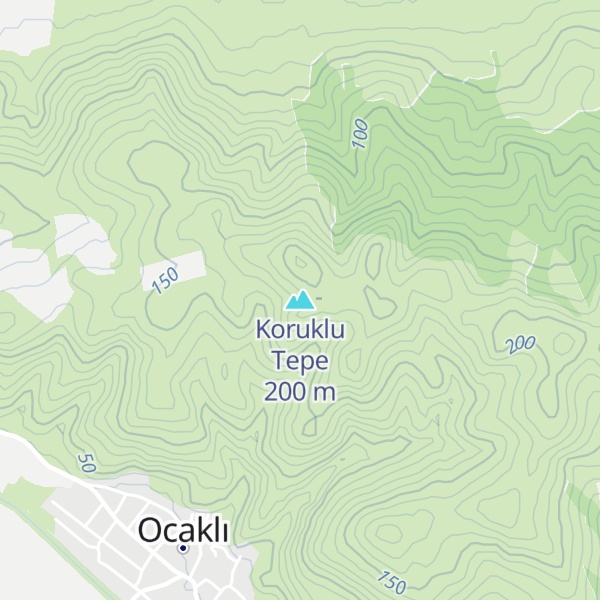 Map of Koruklu Tepe