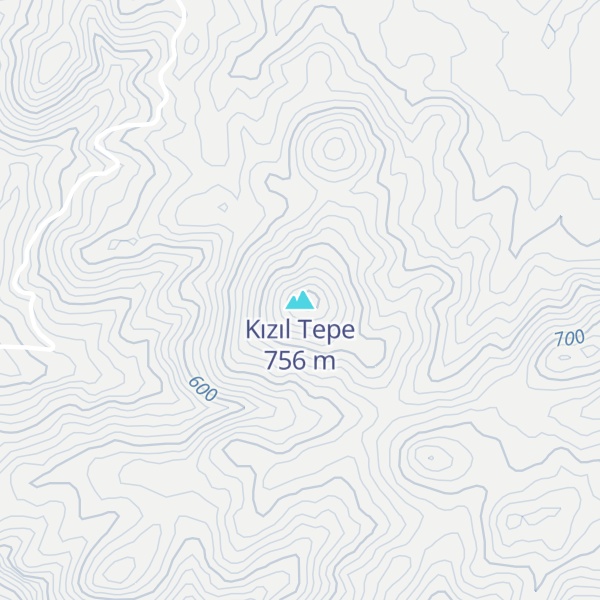 Map of Kızıl Tepe