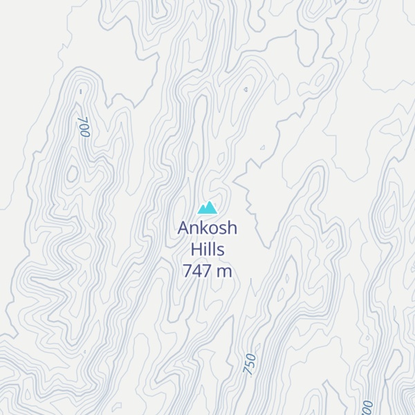 Map of Ankosh Hills