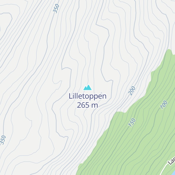 Map of Lilletoppen