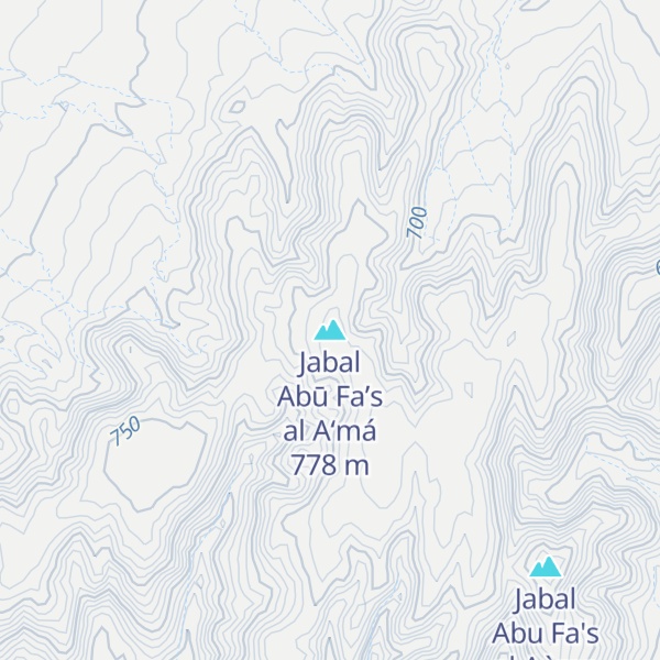 Map of Jabal Abū Fa’s al A‘má