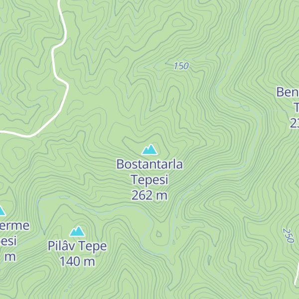 Map of Bostantarla Tepesi