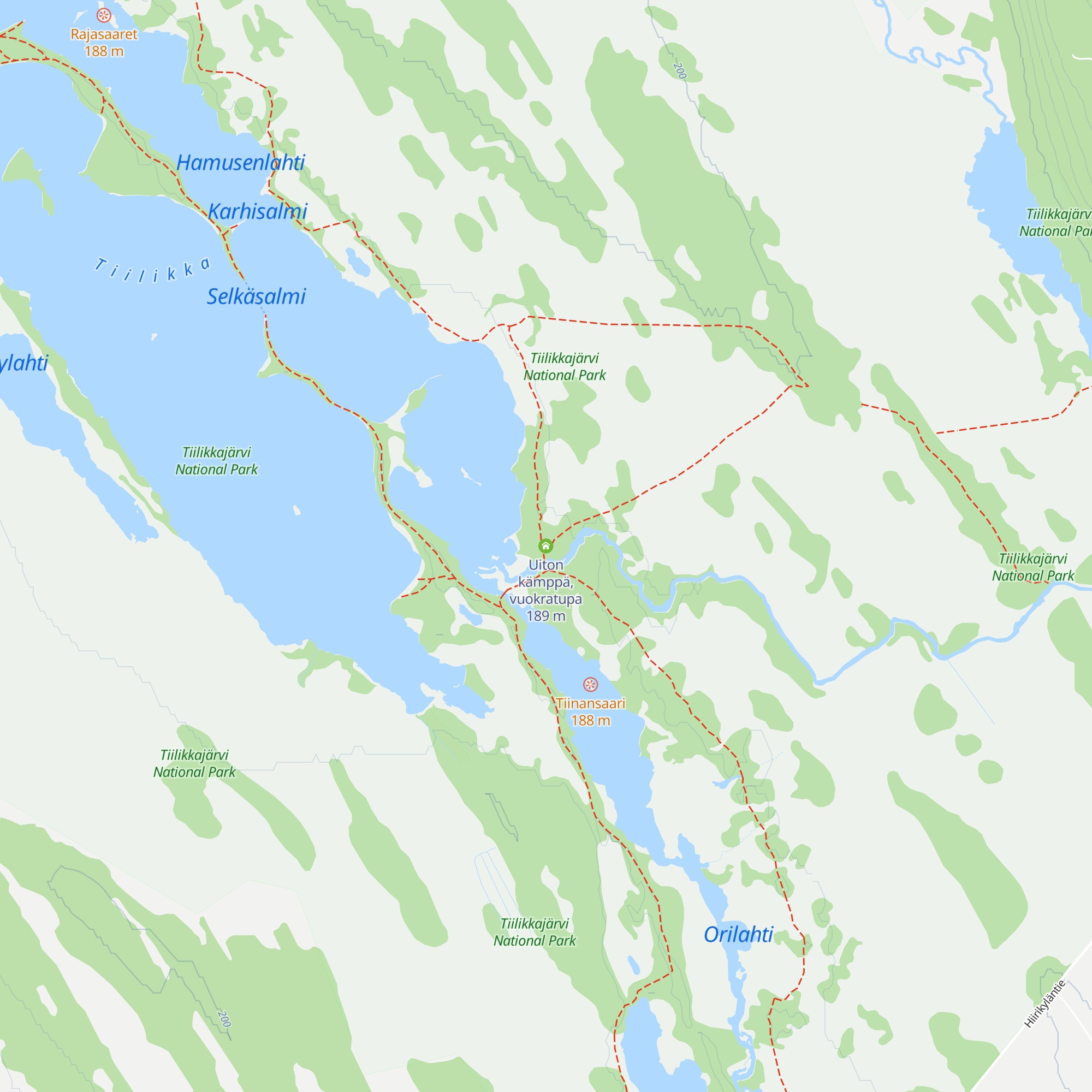 Uiton kämppä, vuokratupa map