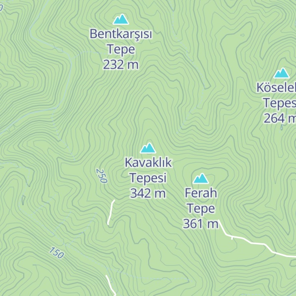 Map of Kavaklık Tepesi
