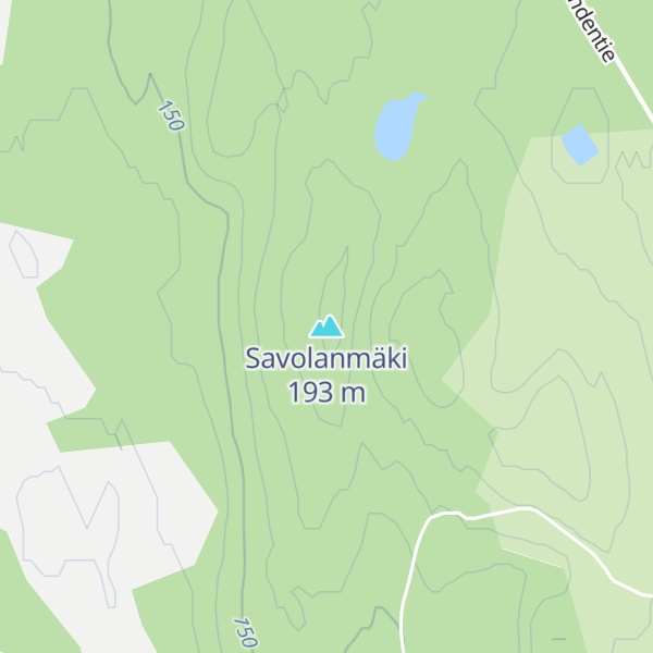 Map of Savolanmäki