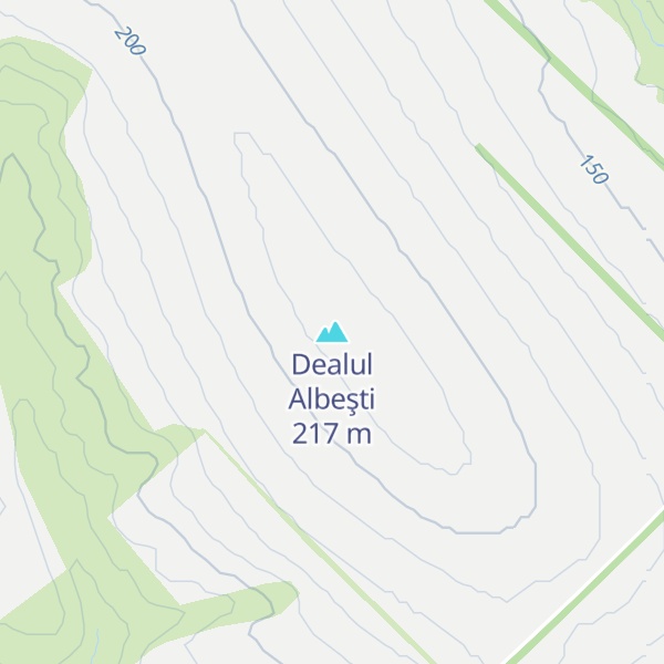 Map of Dealul Albeşti