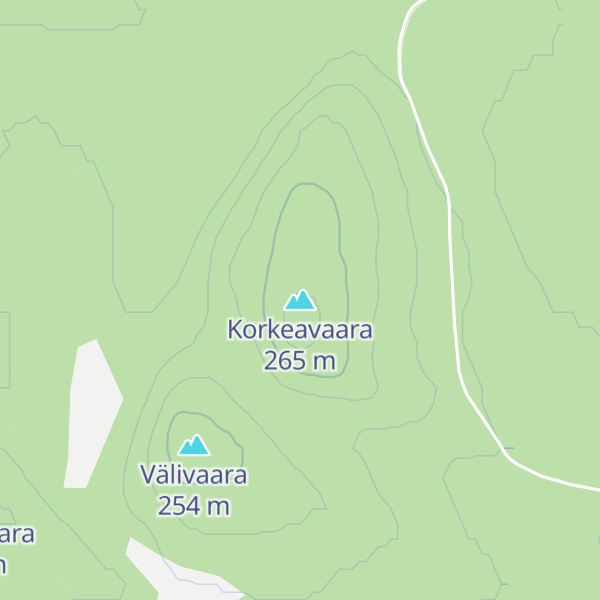 Map of Korkeavaara