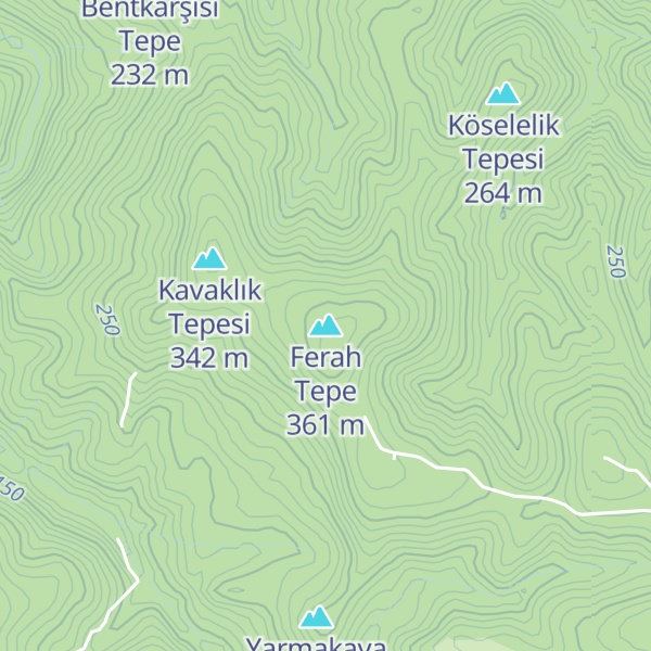Map of Ferah Tepe