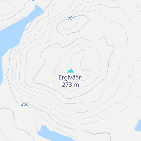 Map of Ergivääri