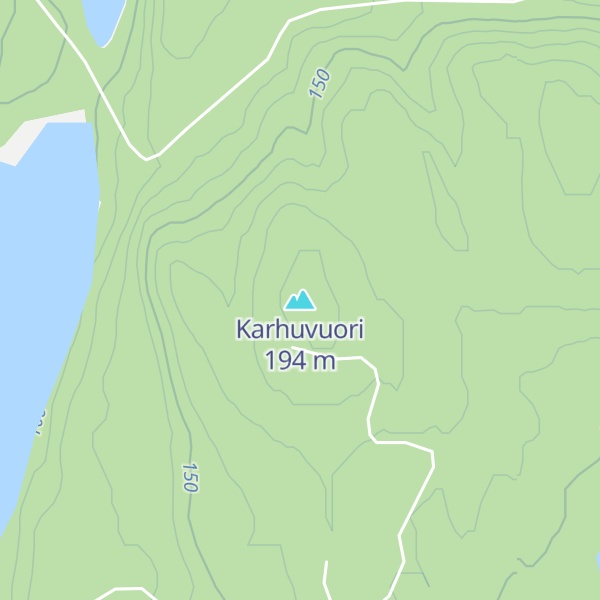 Map of Karhuvuori