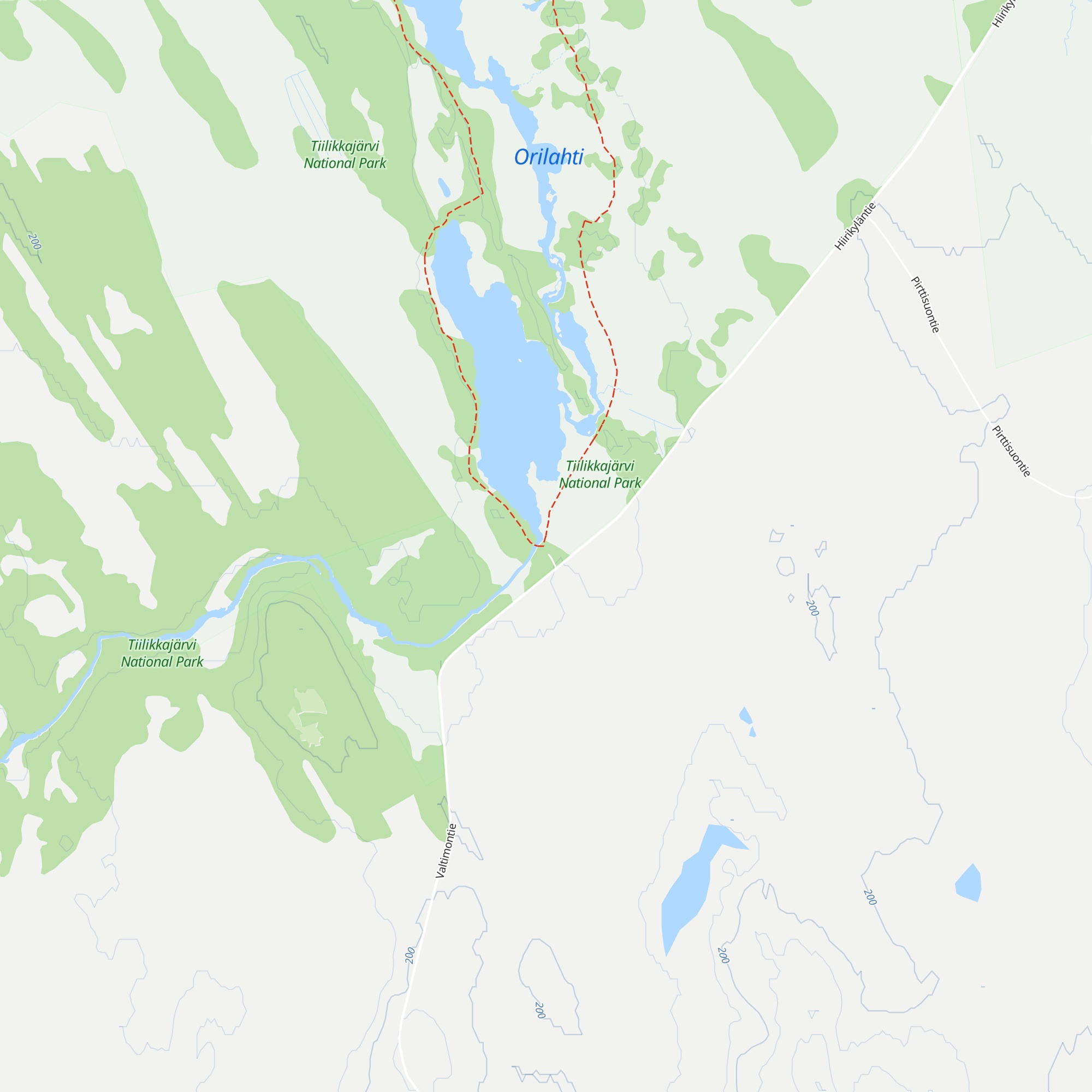 Sammakkotammi vuokratupa map