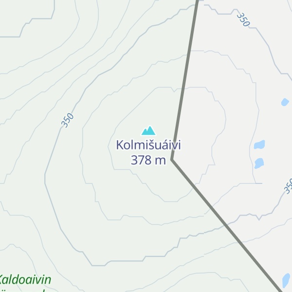 Map of Golmmesoaivi