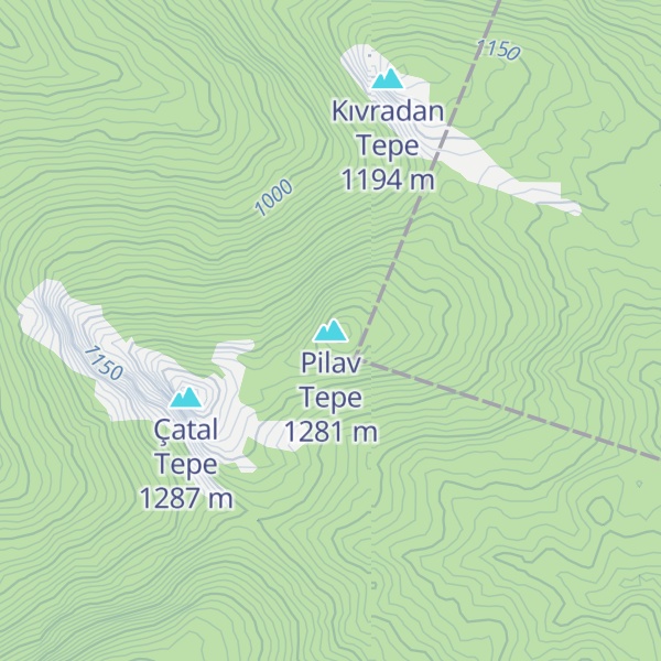 Map of Pilav Tepe