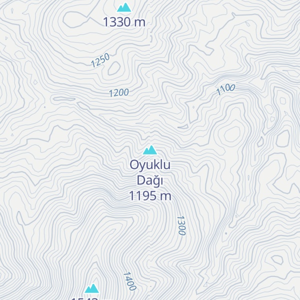 Map of Oyuklu Dağı